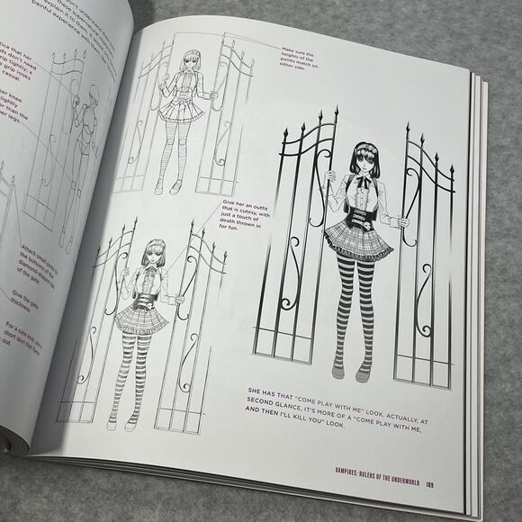 Manga for the Beginner‎ Midnight Monsters: How to Draw Zombies Vampires Hart NEW - Picture 11 of 15